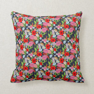Almofada Flores Selvagens Bonito Design Floral Ditsy
