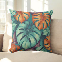 Flores Tropicais Monstera Boho Watercolor Botanica