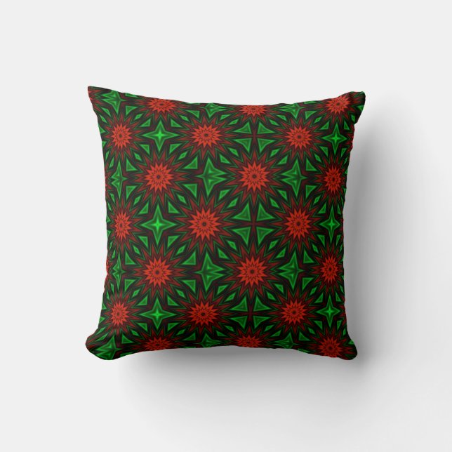 Almofada Flores Vermelhas American MoJo Pillow (Frente)
