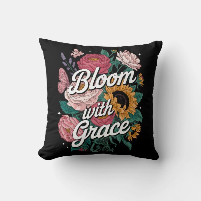 Almofada Florescer Com Graça (Frente)