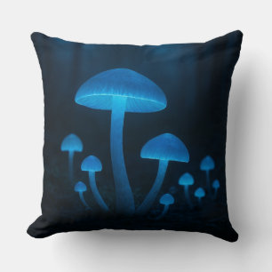 Almofada Floresta Bioluminescente de Cogumelos