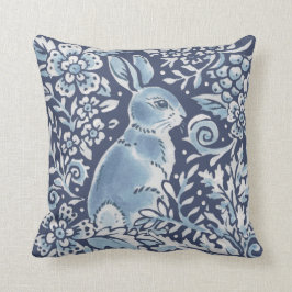 Almofada Floresta Branca ornamentado Coelho Floresta Floral