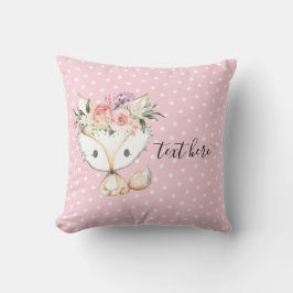 Almofada floresta de raposa, fofo