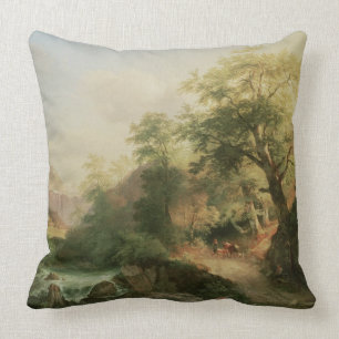 Almofada Floresta perto de Viena, 1852 (óleo em canvas)