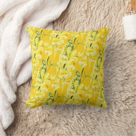 Almofada Flórida de linhaço amarelo de linhaça-de-flor-selv
