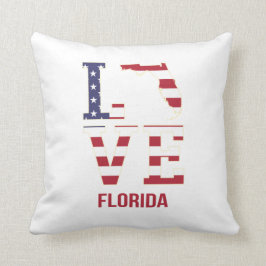 Almofada Flórida EUA State Love