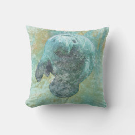 Almofada Florida Manatee Art