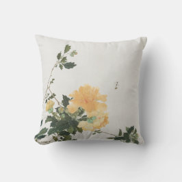 Almofada Flower and Bee Nature Art Design