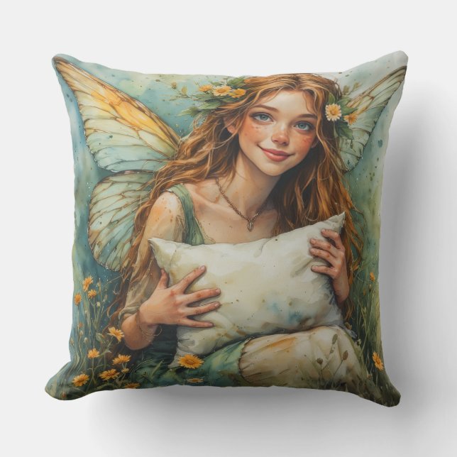 Almofada Flower Fairy Holding Pillow (Frente)