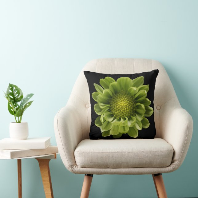 Almofada Flowers | Green Chrysanthemum (Cadeira)