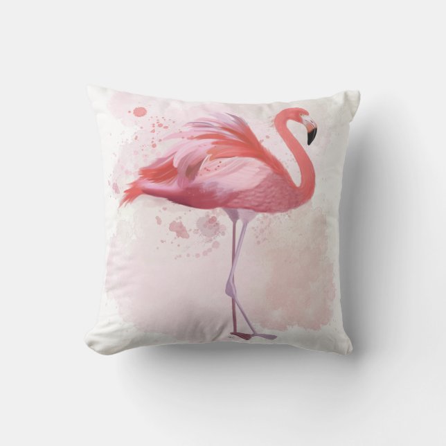 Almofada Fluffy Flamingo (Frente)