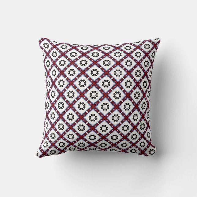 Almofada Fluffy Stripes Floral (Verso)