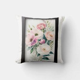 Almofada Flutter & Grace: Designs de Camisa T da Borboleta 