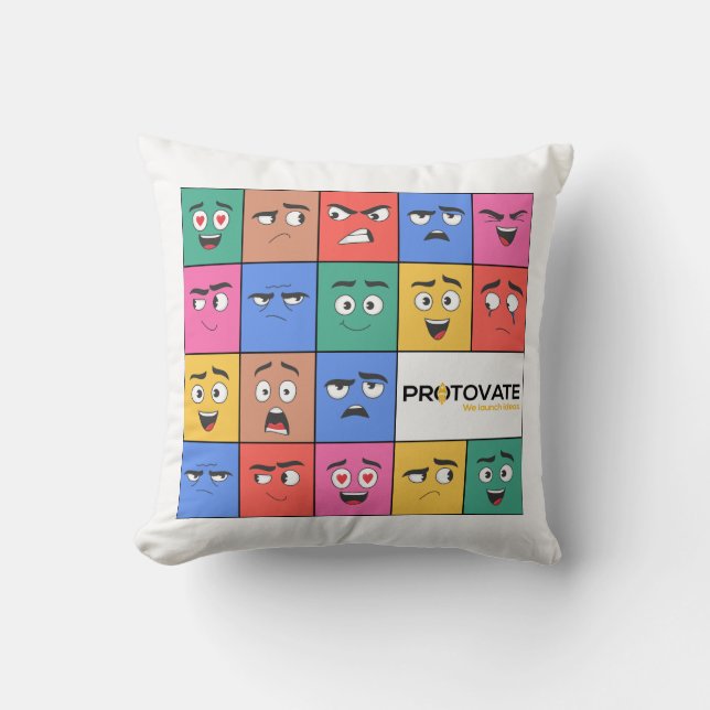 Almofada Fluxo de Emoções de Tempestade (Frente)