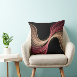 Almofada Fluxo Eterno de Amor — Arte Romântica Abstrata