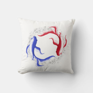 Almofada Fluxo Marcial Abstrato Yin Yang Arte Marcial