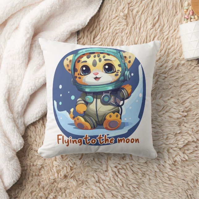 Almofada Flying to the moon (Cobertor)