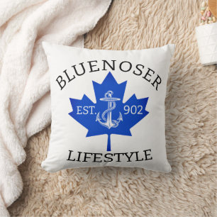 Almofada Folha de Mapeamento do Estilo de Vida Bluenoser 90