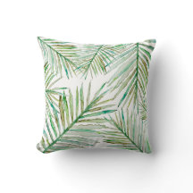 Folha de palmeira tropical da aguarela