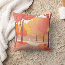 Almofada Folhagem de Folhagem de outono | Abstrato Watercol