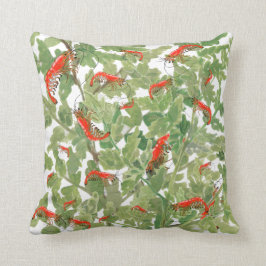 Almofada Folhagem Verde de Pet de Aquário de Cereja Tropica