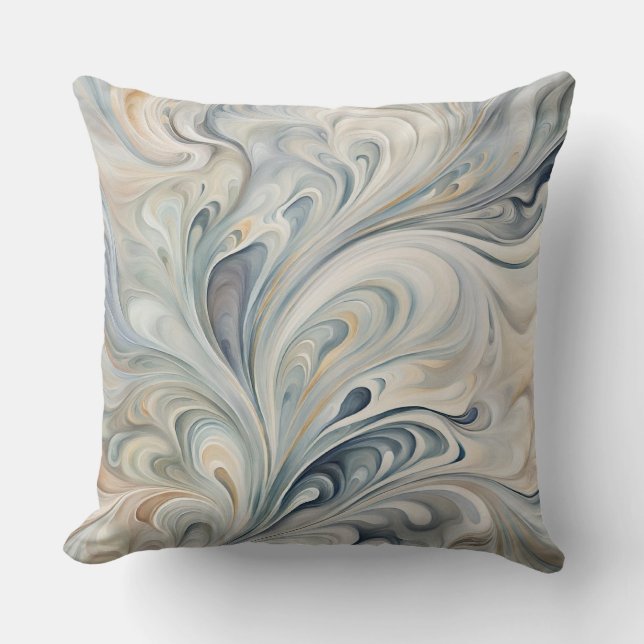 Almofada Folhas Abstratas (Frente)