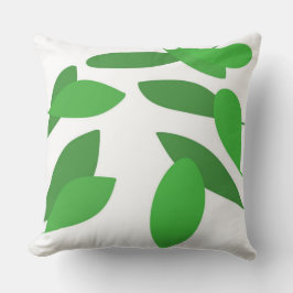 Almofada folhas de abstrato