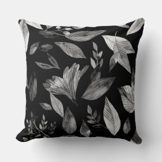 Almofada Folhas de cor aquosa 9