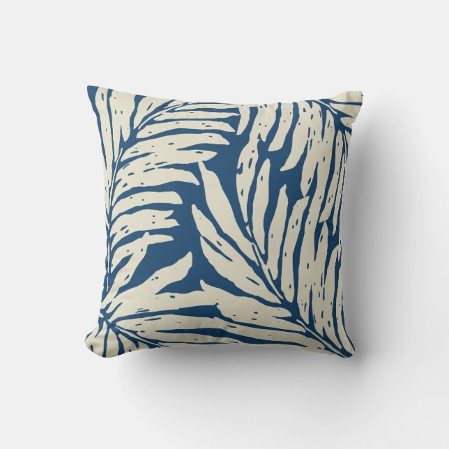 Almofada Folhas de palmeira havaianas do jardim de Kahanu (Frente)