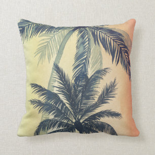 Almofada Folhas de palmeira tropicais