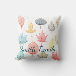 Almofada Folhas de Pastel