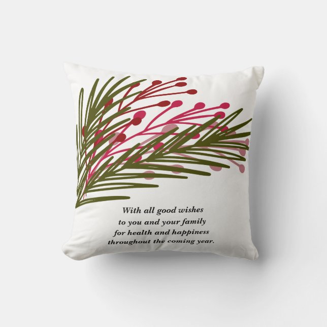 Almofada Folhas e Berries (Frente)