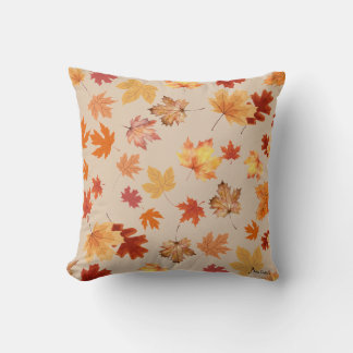 Almofada Folhas em queda Travesseiro decorativo