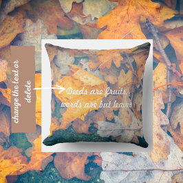 Almofada Folhas flutuantes do outono