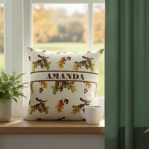 Almofada Folhas Simples de Queda de Fábrica Personalizadas