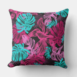 Almofada Folhas tropicais