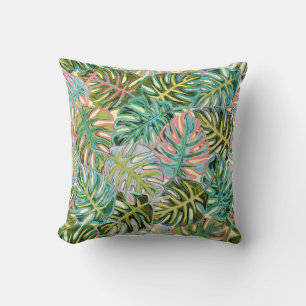 Almofada Folhas tropicais em Pastos Bonito