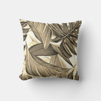 Almofada Folhas, tropicais, exóticas