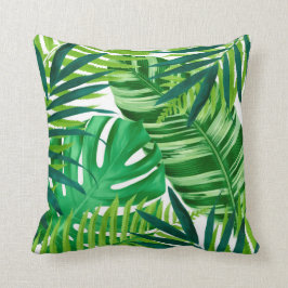 Almofada Folhas tropicais verdes