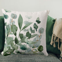 Folhas Verde Vegetação Folhagem Aquarela
