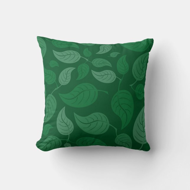 Almofada Folhas verdes (Frente)