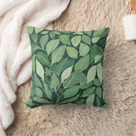 Almofada Folhas Verdes Whimsic