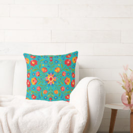 Almofada Folk art floral pillow