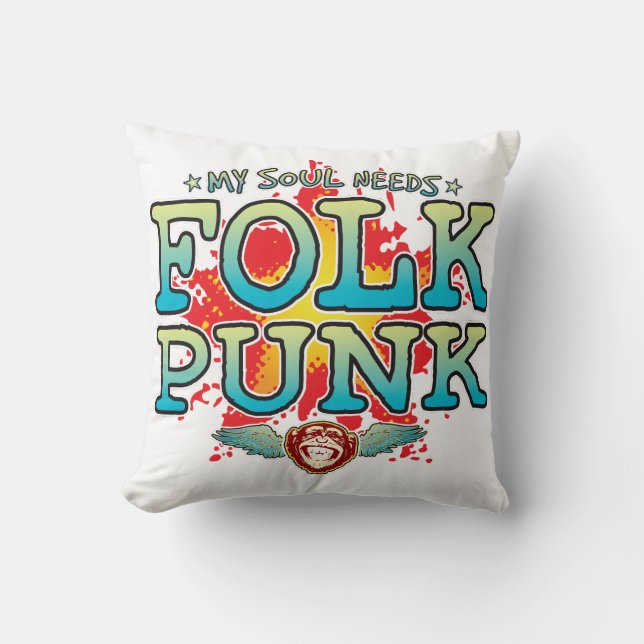 Almofada Folk Punk Soul Cushion (Frente)