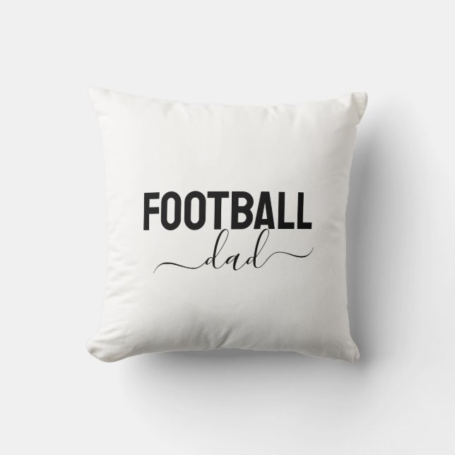 Almofada Football dad modern script (Frente)