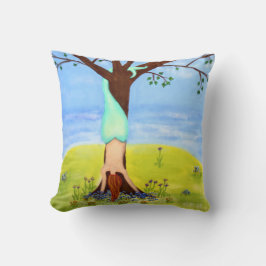 Almofada "Fora arte da fantasia da sereia da água"