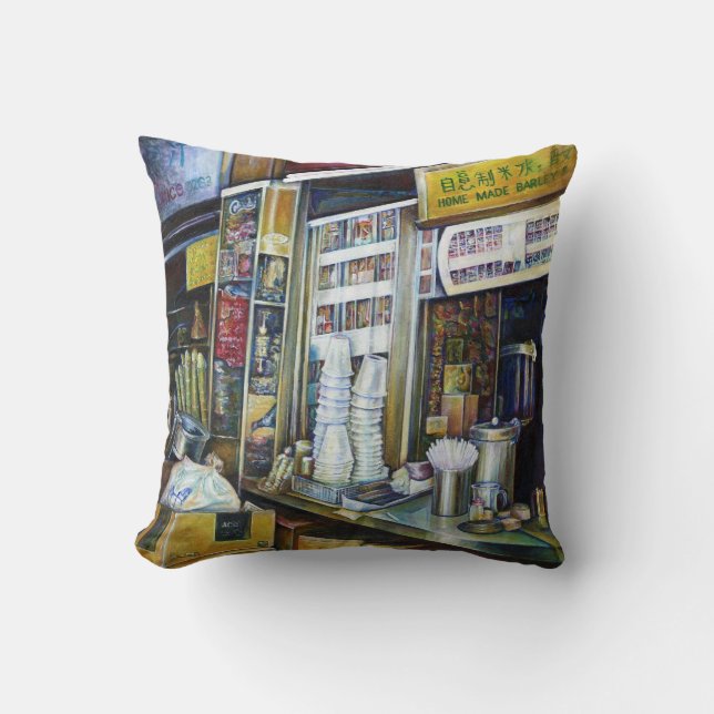 Almofada Forças de Luz Carregadas Emocionalmente, Singapura (Frente)