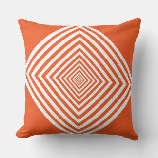 Almofada Forma de Diamante Laranja