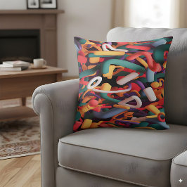 Almofada formas abstrato