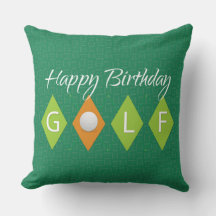 Formas de Diamante Verde de Golfe Aniversário